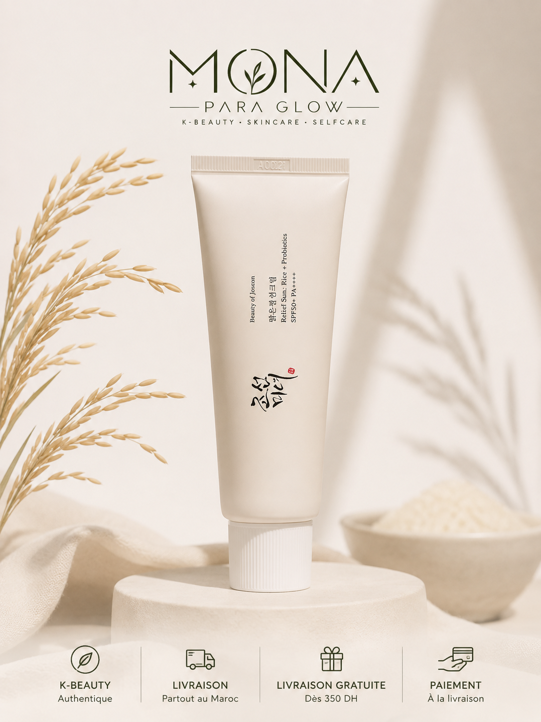 BEAUTY OF JOSEON ECRAN SOLAIRE SPF 50+